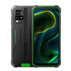  Téléphone robuste Blackview BV4800 SE, 4 Go + 64 Go, écran 6,56 pouces, Android 15 UMS9320E T615 Octa Core, réseau : 4G, OTG, NFC (vert) SB604G1898-20